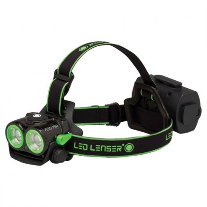LED Lenser XEO 19R Green Head Torch
