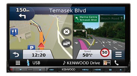 Kenwood DNX-8160DABSN In Dash Navigation and Multimedia Player