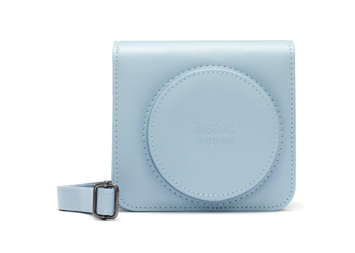 Squared FF Calfskin Camera Case - Midnight Blue main image 1