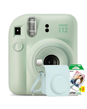 Fujifilm Instax Mini 12 Instant Camera Bundle - Mint Green