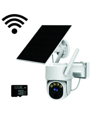 GERBER Security Cam WiFi w/ Solar White (32GB)