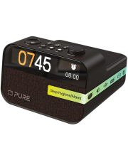 Pure Moment Charge Clock Radio and Sleep Companion - Black