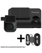 Pioneer VREC-Z410DC Dual Dash Camera 3K Front + FHD Rear + Hardwire Kit