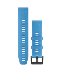 Garmin QuickFit 22 Watch Band - Cyan Blue Silicone