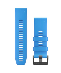 Garmin QuickFit 26 Watch Band - Cyan Blue Silicone