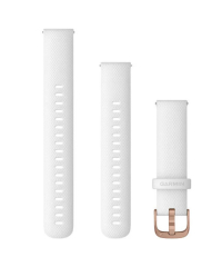 Garmin Quick Release 18 White with Rose Gold Hardware
