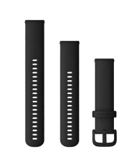 Garmin Quick Release Silicone Bands 20mm - Black