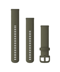 Garmin Quick Release Silicone Bands 20mm - Moss