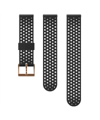 Suunto 20mm Athletic 1 Silicone Strap - Black Copper S+M