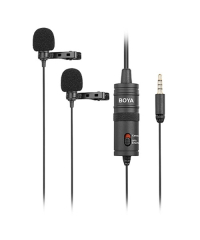 Boya BY-M1DM Dual Omni-Directional Lavalier Microphone