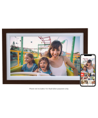 FireFly Frameo 15.6" Wi-Fi Digital Photo Frame – Dark Wood (777130)