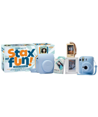 Fujifilm Instax Mini 12 Case & Film Bundle (Blue)