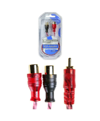 Aerpro BSXYM2F Bassix RCA Adaptor 1M-2F