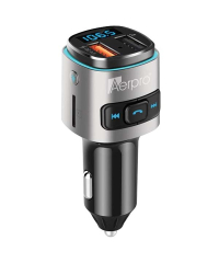 Aerpro APBT210 Bluetooth FM Transmitter with QC3.0 Quick Charge USB