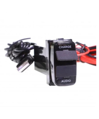 Aerpro APUSBMT2 Dual USB Data Socket to suit Mitsubishi