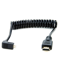 Atomos Coiled Right-Angle Micro-HDMI to HDMI Cable