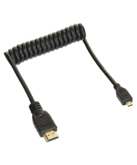 Atomos Coiled Micro-HDMI to HDMI Cable - 30 to 45cm