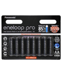 Panasonic Eneloop Rechargeable AA PRO Batteries 8 Pack (8 PK)