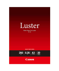 Canon LU101A3 260gsm Photo Paper Pro Luster A3 - 20 Sheets