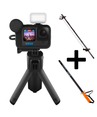 GoPro HERO12 Black Creator w Action Jib Kit & Float Pole