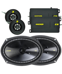 Kicker CSS684 6x8" 225W Car Split Speakers