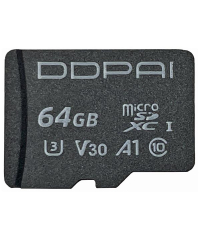 DDPAI 64GB U2 V30 High-Speed MicroSD Memory Card for 4K Dash Cameras