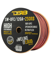 DS18 12-GA OFC 100% Copper Speaker Wire Red - 250 Feet