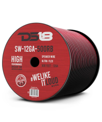 DS18 12-GA Speaker Wire Red - 152m