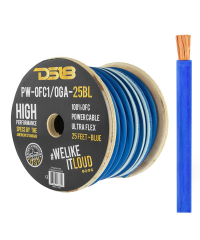 DS18 1GA OFC Power Cable Blue - 1m