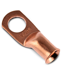 DS18 4-Ga Copper Ring Terminals - 10 Pack