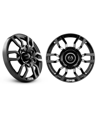 DS18 PRO 500W 6.5" Speaker Grill w Built-in Bullet Tweeter - Pair (PRO-GRT8BK)