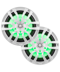 DS18 NXL 10" 600W 2-Way RGB Marine Speakers - White