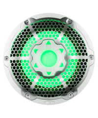 DS18 NXL 10" 600W RGB Marine Subwoofer - White