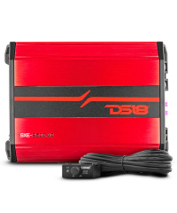 DS18 SXE-2500.1D 1-Channel 2500W Amplifier - Red