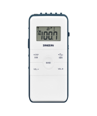 Sangean DT-140 Pocket Radio - White