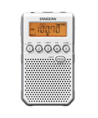 Sangean DT-800 Pocket Radio - White