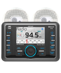 Dual Marine Digital Media Control Centre w 6.5'' Speakers