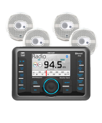 Dual Marine Digital Media Control Centre w 4X 6.5'' Speakers