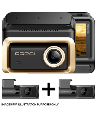 DDPAI Z90 Master 4K Front + 4K Rear + 3K Cabin Dash Camera Kit – GPS