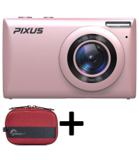 FireFly Pixus V1 Pink Compact Camera (Value) Kit