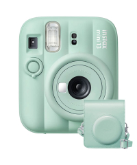 Fuji Instax Mini 13 Instant Camera & Case - Green