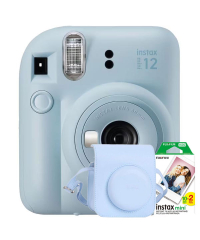 Fujifilm Instax Mini 12 Instant Camera Bundle - Blue