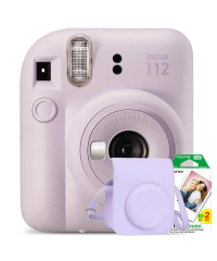 Fujifilm Instax Mini 12 Instant Camera Bundle - Lilac Purple