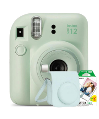 Fujifilm Instax Mini 12 Instant Camera Bundle - Mint Green