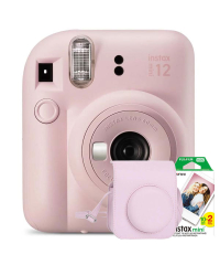 Fujifilm Instax Mini 12 Instant Camera Bundle - Pink