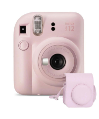 Fujifilm Instax Mini 12 Instant Camera w Case - Pink