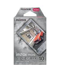 Fujifilm Instax Mini Film Stone Grey - 10 Sheets