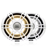 Fusion 7.7" Marine Speakers w CRGBW LED - White 