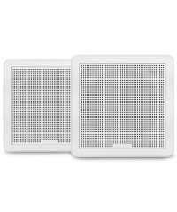 Fusion FM 6.5" 120W Square Marine Speakers - White
