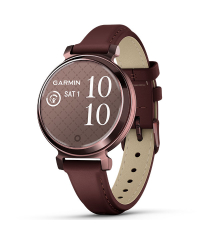 Garmin Lily 2 Classic Smartwatch - Dark Bronze w Leather Band